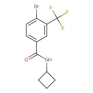 4-Bromo-N-cyclobutyl-3-(trifluoromethyl)benzamide