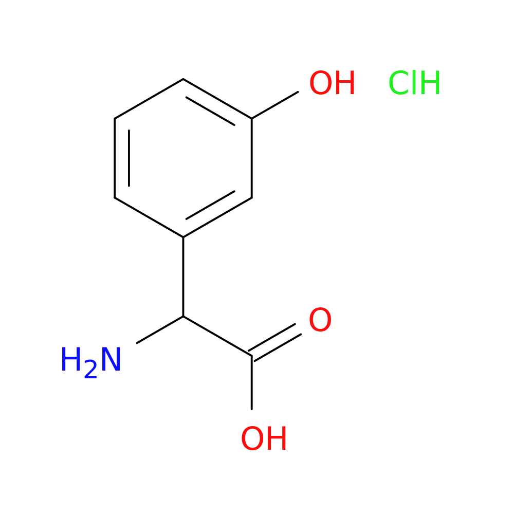2-Amino-2-(3-Hydroxyphenyl)Acetic Acid Hydrochloride