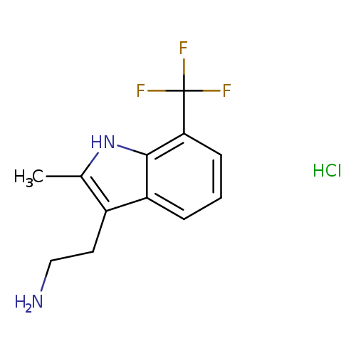 2-[2-Methyl-7-(trifluoromethyl)-1h-indol-3-yl]ethanamine, HCl