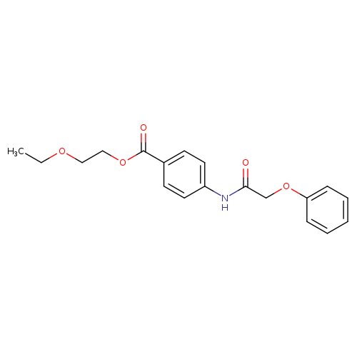 2-ethoxyethyl 4-[(phenoxyacetyl)amino]benzoate