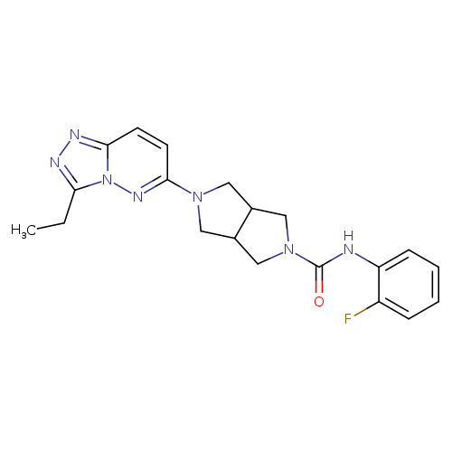 5-{3-ethyl-[1,2,4]triazolo[4,3-b]pyridazin-6-yl}-N-(2-fluorophenyl)-octahydropyrrolo[3,4-c]pyrrole-2-carboxamide