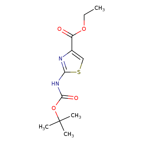 ethyl 2-(tert-butoxycarbonylamino)thiazole-4-carboxylate