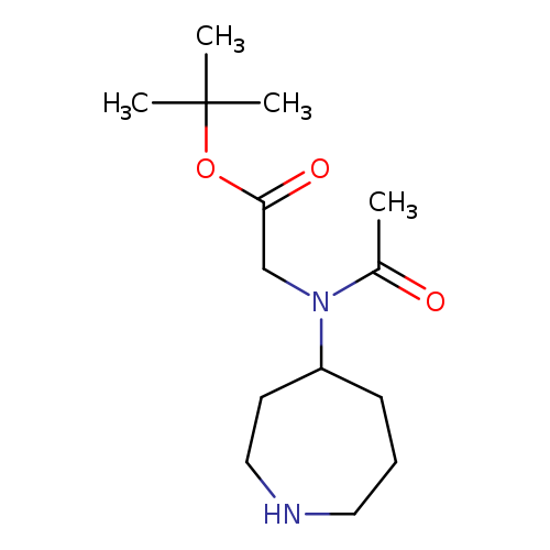 tert-butyl 2-[N-(azepan-4-yl)acetamido]acetate