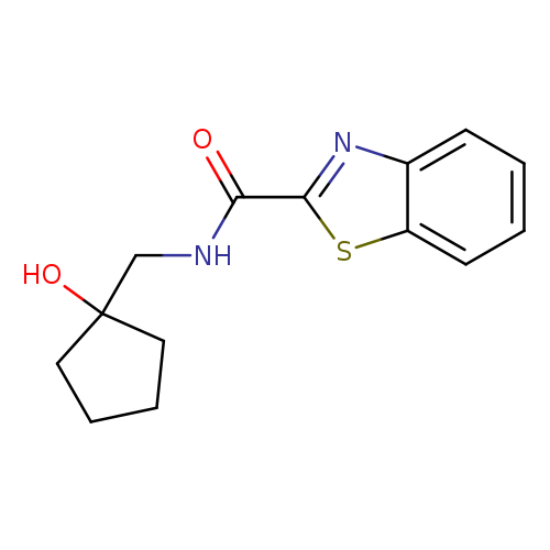 N-[(1-hydroxycyclopentyl)methyl]-1,3-benzothiazole-2-carboxamide