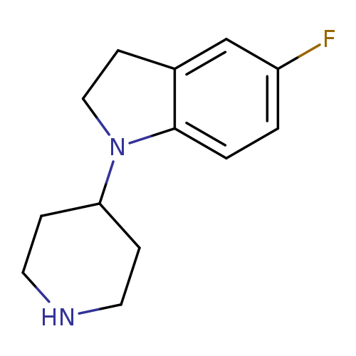 5-fluoro-1-(piperidin-4-yl)-2,3-dihydro-1H-indole