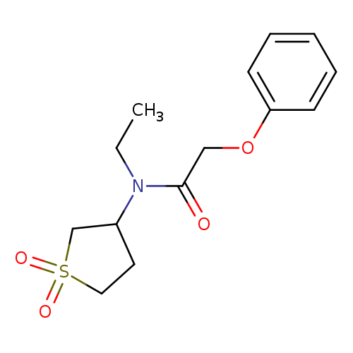 N-(1,1-dioxo-1lambda6-thiolan-3-yl)-N-ethyl-2-phenoxyacetamide