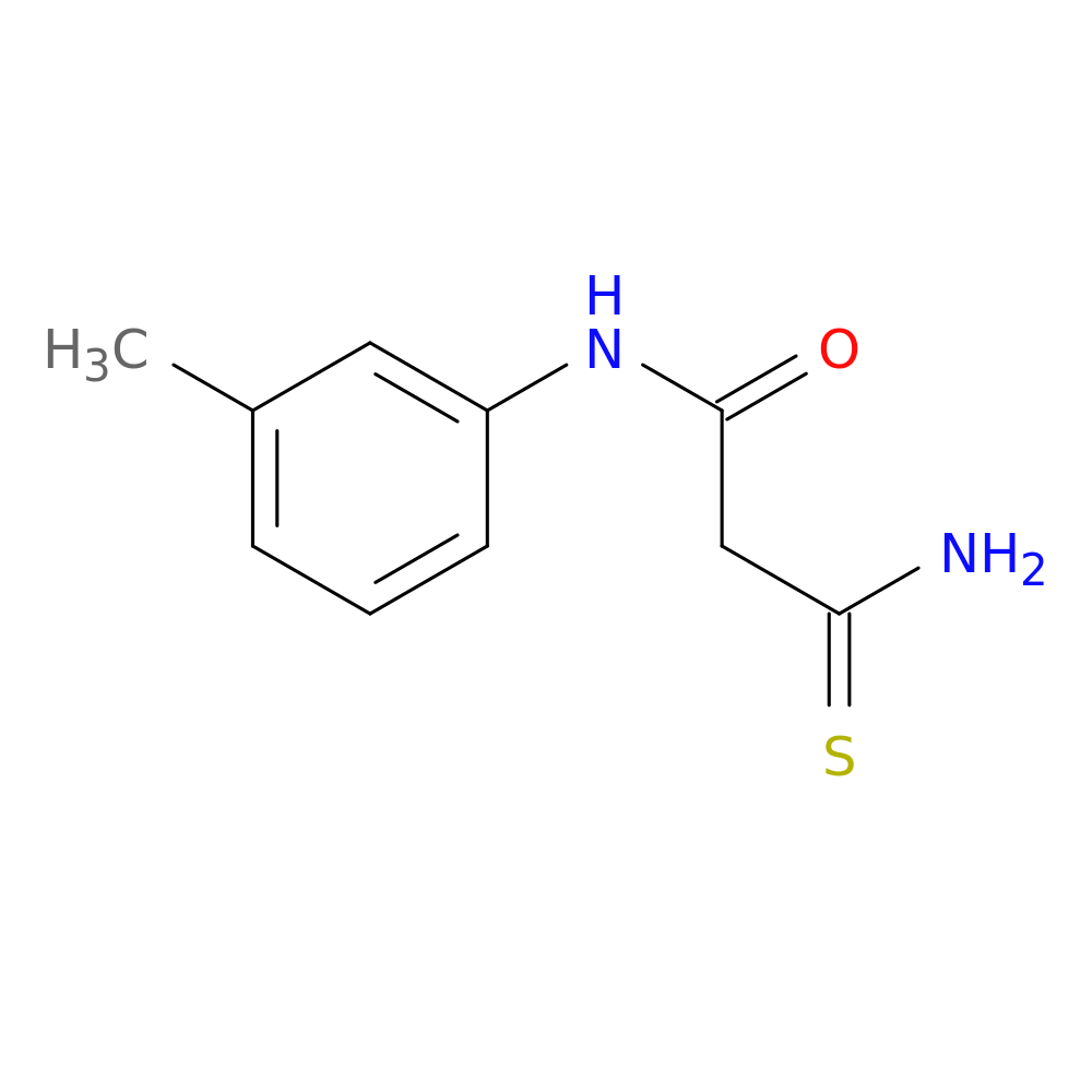 2-carbamothioyl-N-(3-methylphenyl)acetamide