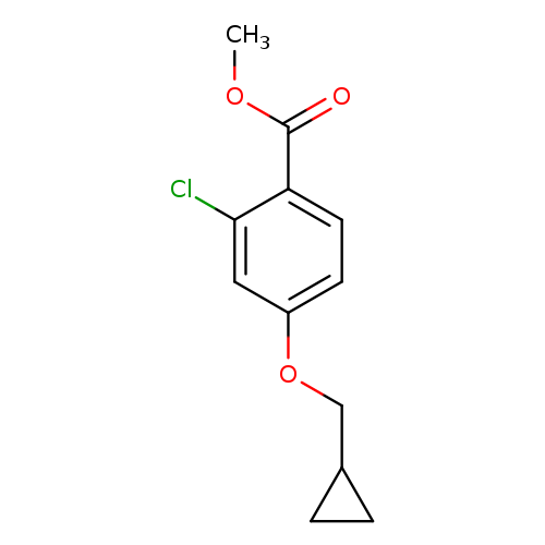 Methyl 4-(cyclopropylmethoxy)-2-chlorobenzoate