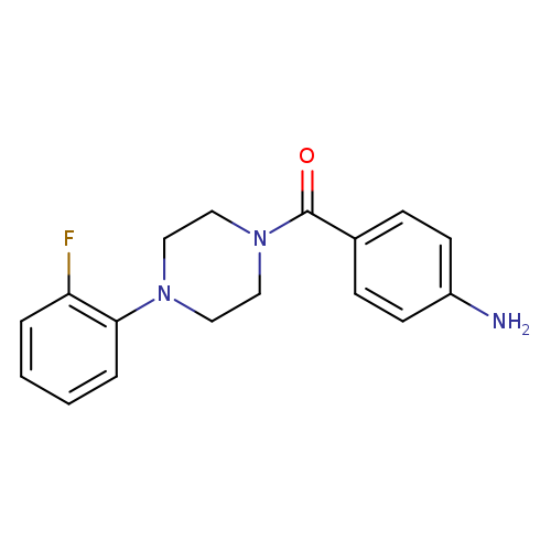 (4-Aminophenyl)[4-(2-fluorophenyl)piperazino]methanone