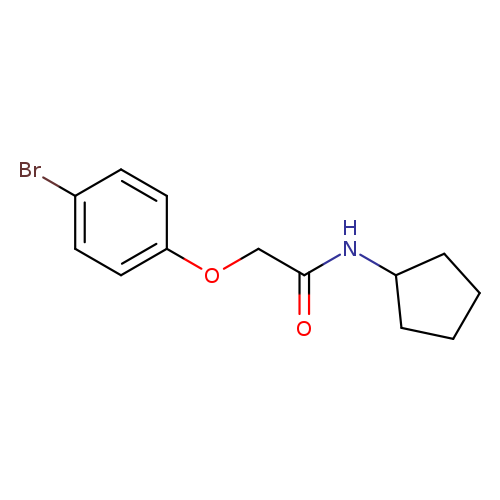 2-(4-bromophenoxy)-N-cyclopentylacetamide