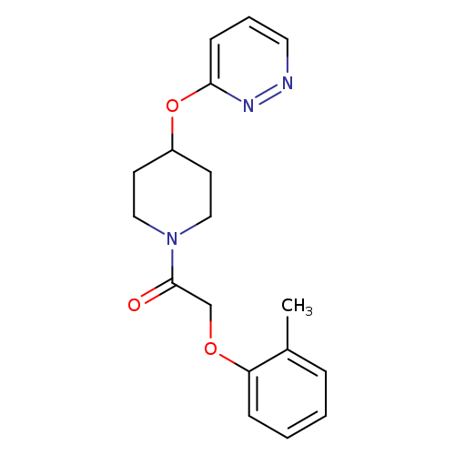 2-(2-methylphenoxy)-1-[4-(pyridazin-3-yloxy)piperidin-1-yl]ethan-1-one