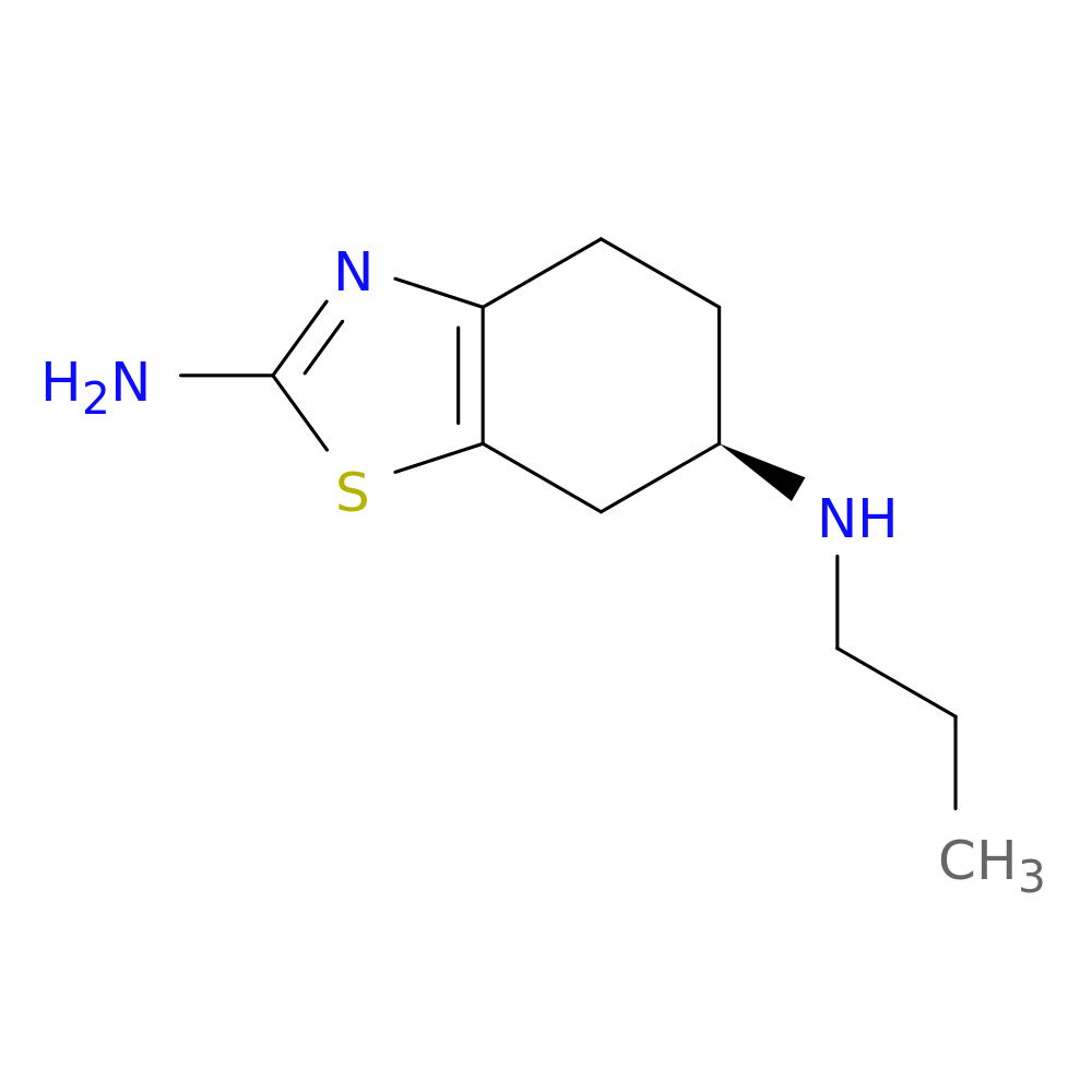 (R)-2-Amino-6-propylamino-4,5,6,7-tetrahydrobenzothiazole
