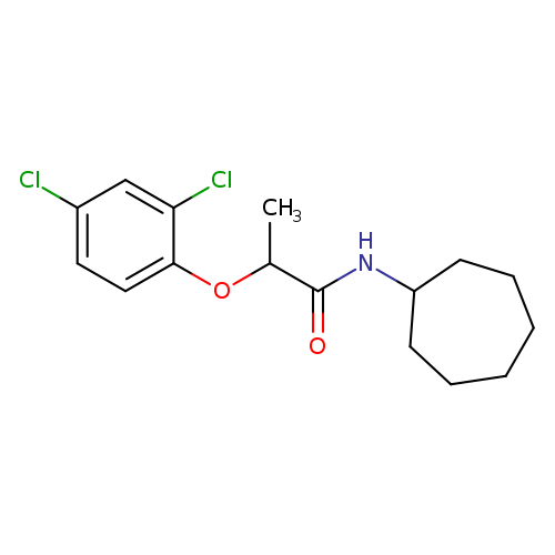 N-cycloheptyl-2-(2,4-dichlorophenoxy)propanamide