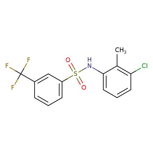 N-(3-chloro-2-methylphenyl)-3-(trifluoromethyl)benzenesulfonamide