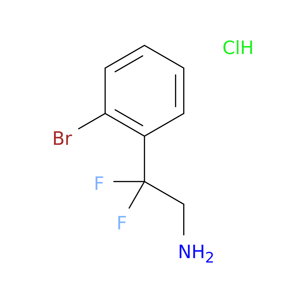 2-(2-bromophenyl)-2,2-difluoroethan-1-amine hydrochloride