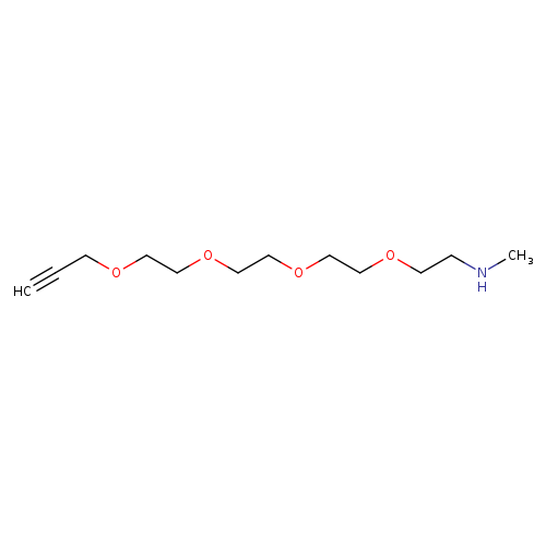 Propargyl-peg4-methylamine