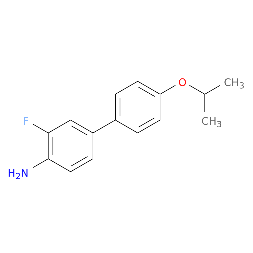 2-Fluoro-4-[4-(propan-2-yloxy)phenyl]aniline