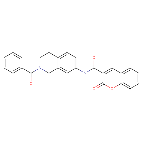 N-(2-benzoyl-1,2,3,4-tetrahydroisoquinolin-7-yl)-2-oxo-2H-chromene-3-carboxamide