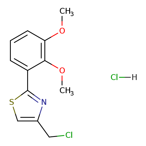 4-(Chloromethyl)-2-(2,3-dimethoxyphenyl)thiazole hydrochloride