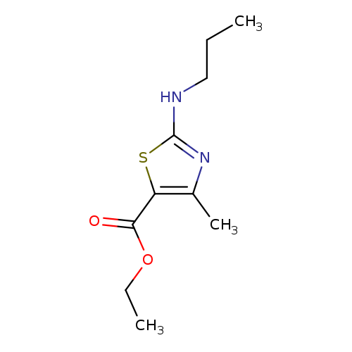 Ethyl 4-methyl-2-(propylamino)-1,3-thiazole-5-carboxylate