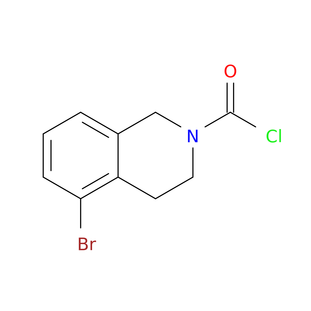 5-bromo-1,2,3,4-tetrahydroisoquinoline-2-carbonyl chloride