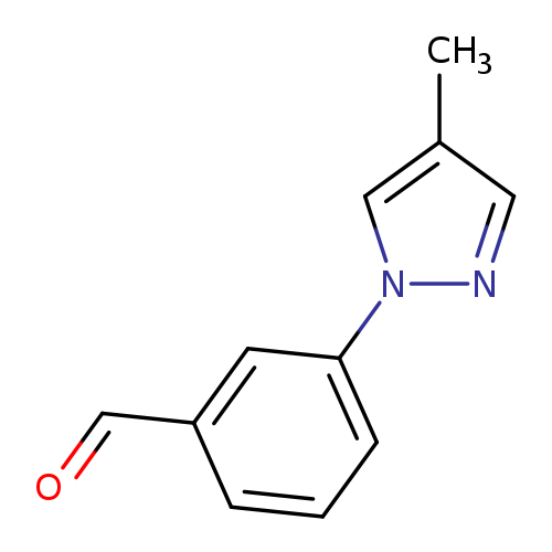 3-(4-Methyl-1H-pyrazol-1-yl)benzaldehyde