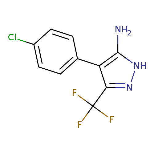 4-(4-Chlorophenyl)-3-(trifluoromethyl)-1H-pyrazol-5-amine