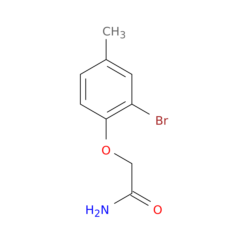 2-(2-Bromo-4-methylphenoxy)acetamide