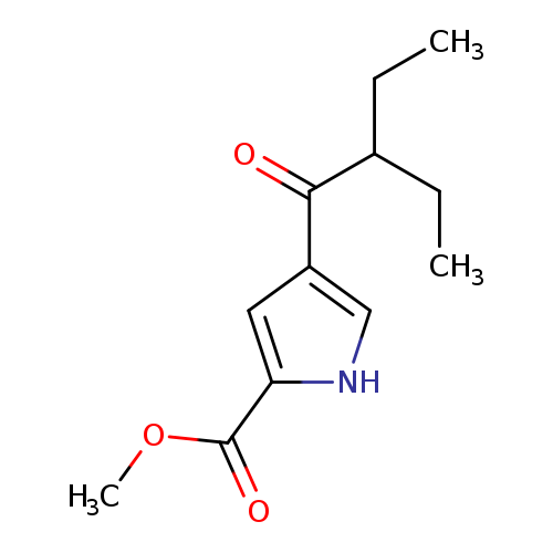 methyl 4-(2-ethylbutanoyl)-1H-pyrrole-2-carboxylate