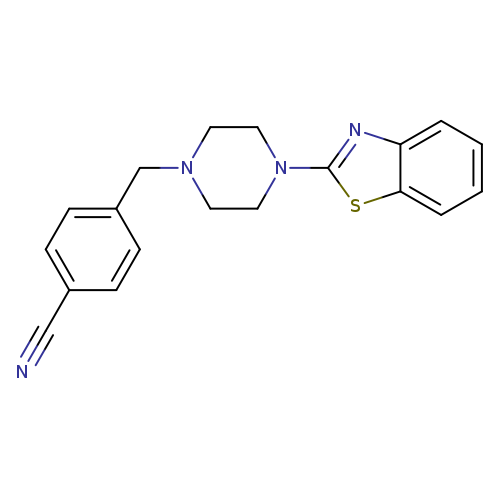 4-{[4-(1,3-benzothiazol-2-yl)piperazin-1-yl]methyl}benzonitrile