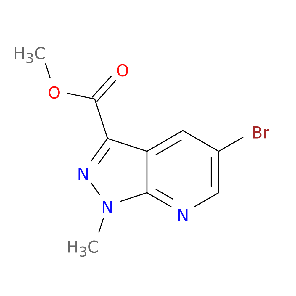methyl 5-bromo-1-methyl-1H-pyrazolo[3,4-b]pyridine-3-carboxylate