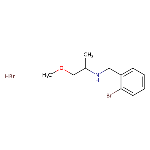 N-(2-bromobenzyl)-1-methoxy-2-propanamine hydrobromide