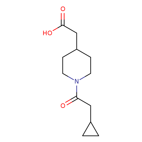 2-[1-(2-cyclopropylacetyl)piperidin-4-yl]acetic acid