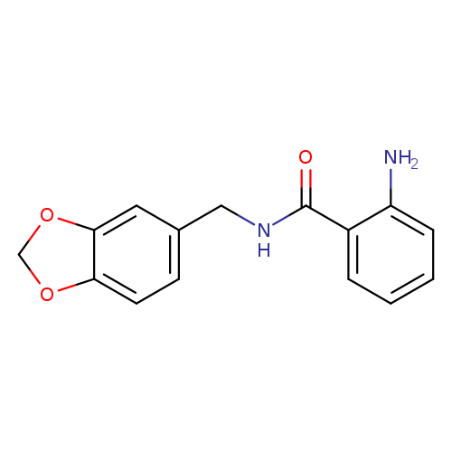 2-amino-N-(2H-1,3-benzodioxol-5-ylmethyl)benzamide