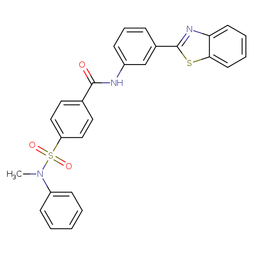 N-[3-(1,3-benzothiazol-2-yl)phenyl]-4-[methyl(phenyl)sulfamoyl]benzamide