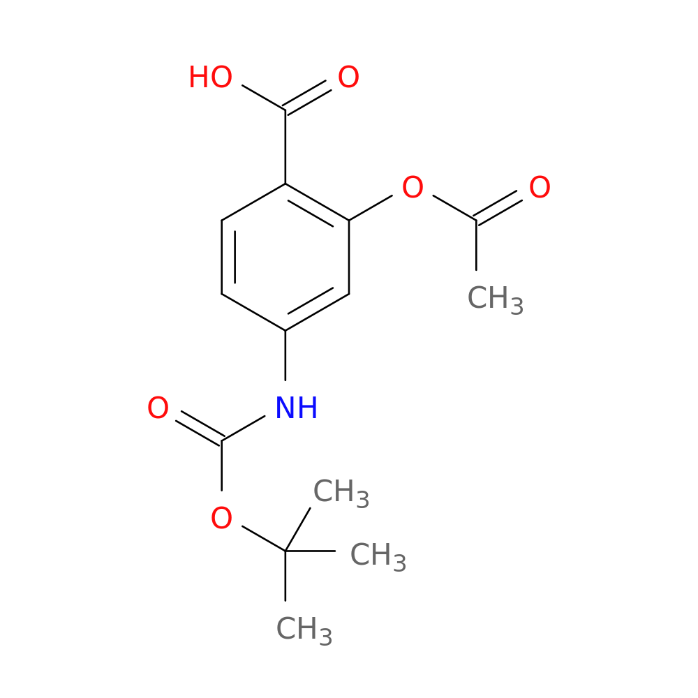 2-Acetoxy-4-(Boc-amino)benzoic Acid