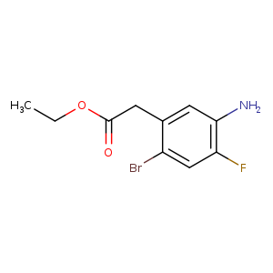Ethyl5-Amino-2-bromo-4-fluorophenylacetate