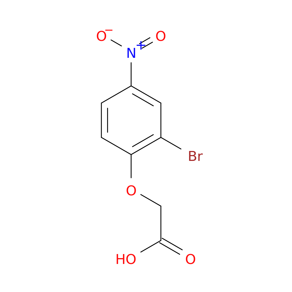 2-Bromo-4-nitrophenoxyacetic acid
