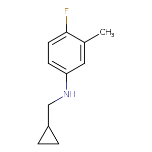 N-(cyclopropylmethyl)-4-fluoro-3-methylaniline