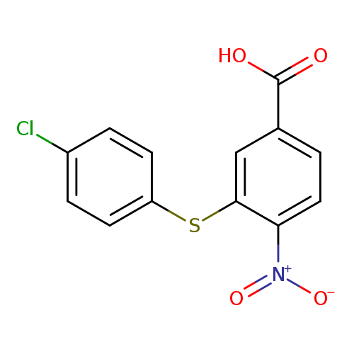 3-[(4-chlorophenyl)sulfanyl]-4-nitrobenzoic acid