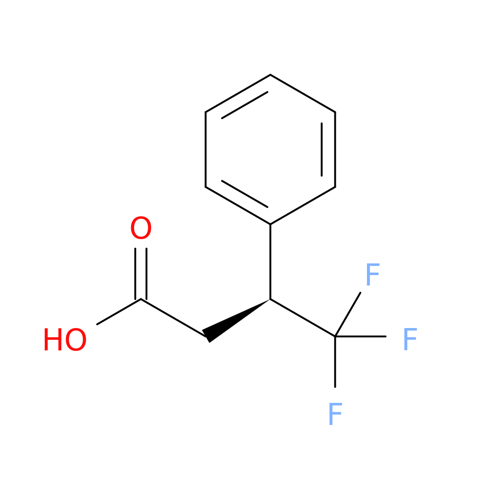 (3S)-4,4,4-trifluoro-3-phenylbutanoic acid