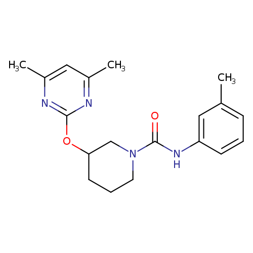 3-[(4,6-dimethylpyrimidin-2-yl)oxy]-N-(3-methylphenyl)piperidine-1-carboxamide