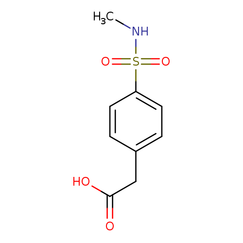 2-[4-(methylsulfamoyl)phenyl]acetic acid
