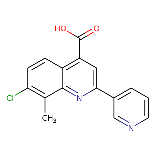 7-Chloro-8-methyl-2-pyridin-3-ylquinoline-4-carboxylic acid