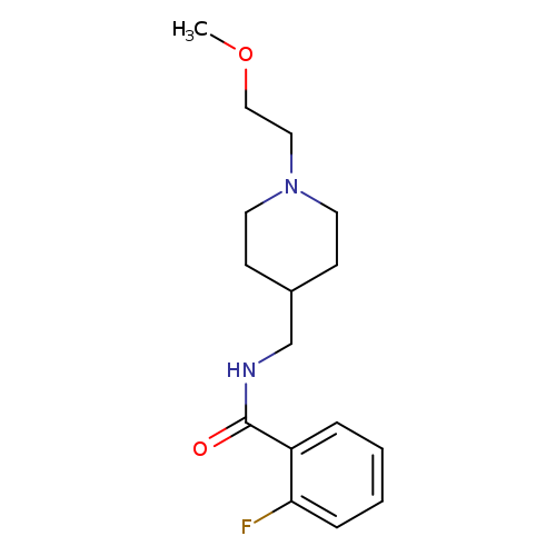 2-fluoro-N-{[1-(2-methoxyethyl)piperidin-4-yl]methyl}benzamide