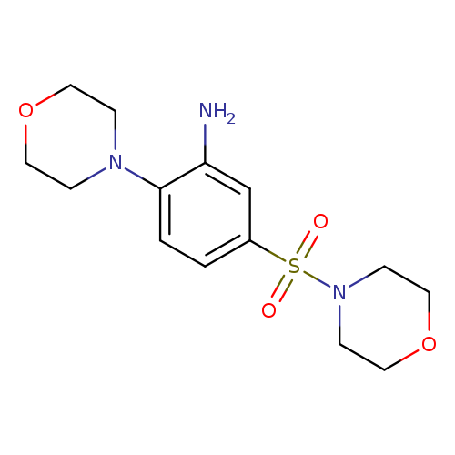 5-(MORPHOLINE-4-SULFONYL)-2-MORPHOLIN-4-YL-PHENYLAMINE