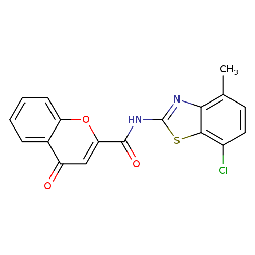 N-(7-chloro-4-methyl-1,3-benzothiazol-2-yl)-4-oxo-4H-chromene-2-carboxamide