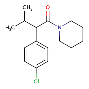 2-(4-chlorophenyl)-3-methyl-1-(piperidin-1-yl)butan-1-one