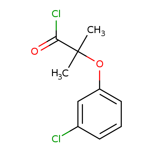 2-(3-Chlorophenoxy)-2-methylpropanoyl chloride
