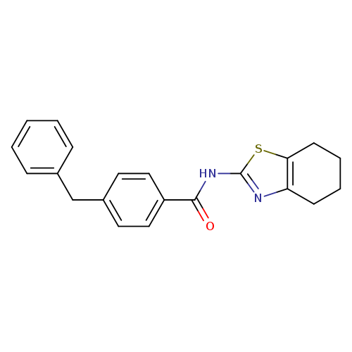 4-benzyl-N-(4,5,6,7-tetrahydro-1,3-benzothiazol-2-yl)benzamide